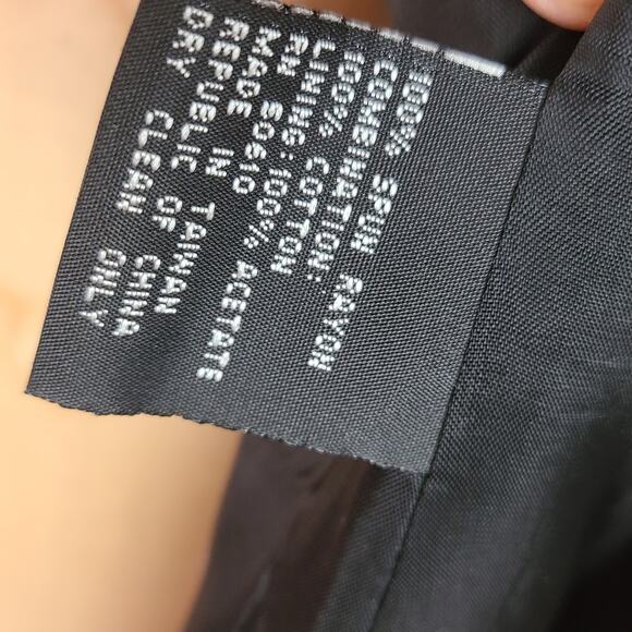 Vintage oversized shoulder pads red green black plaid blazer size 16 - Picture 9 of 9